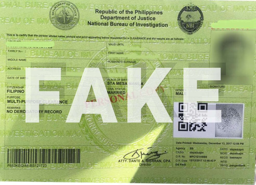 How To Verify If An Nbi Clearance Is Fake Valid