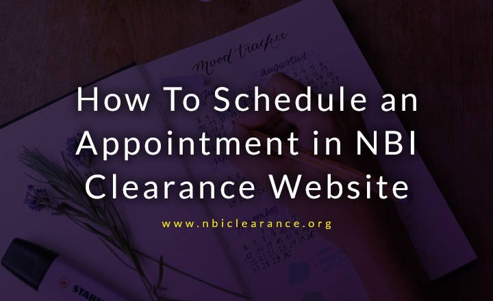 How To Schedule an Appointment in NBI Clearance Website