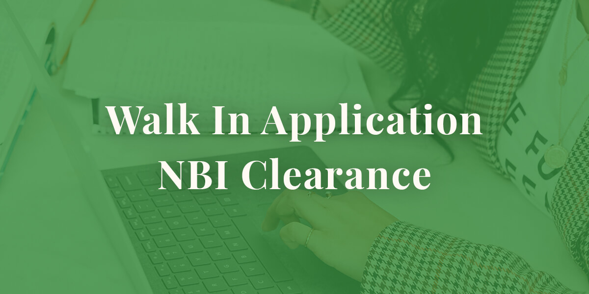 Walk In NBI Clearance