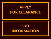 Once signed in, you'll be directed to your Personal Information page. As you have an active account, simply press the "APPLY FOR CLEARANCE" button to schedule your NBI appointment.