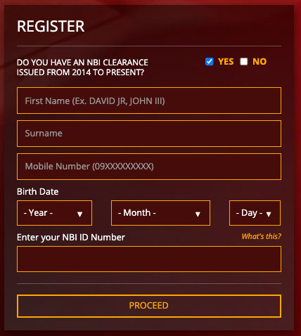 Step 3. Locate the Registration Box, On the right side of the webpage, locate the 